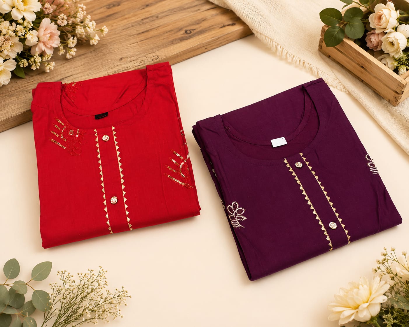 Single reyon kurta