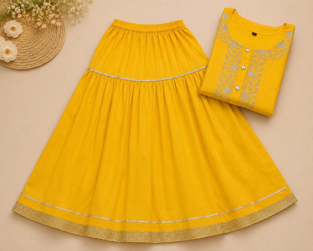Reyon garara kurta set